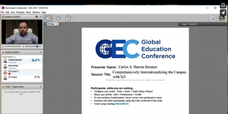 USMEXFUSION Presentation on Si3 System at the virtual conference GEC15 - Nov 16, 2015