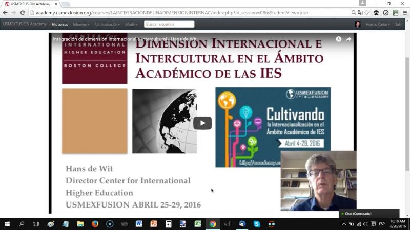 April 2016 - Online Courses on Internationalization of HEIs - - USMEXFUSION Academy 